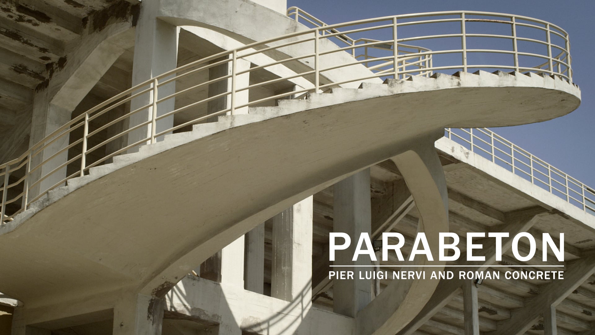Parabeton - Pier Luigi Nervi and Roman Concrete Regie: Heinz