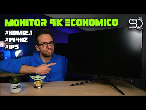 LC-POWER 27 Zoll 4K Ultra HD 144Hz Gaming Monitor, 3840 x 2160